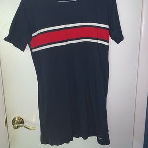 navy blue t shirt dress